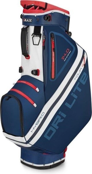 Big Max Dri Lite Hybrid Tour 2 stand bag, navy/rouge/blanc