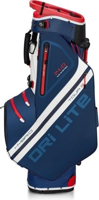 Big Max Dri Lite Hybrid Tour 2 stand bag, navy/rouge/blanc