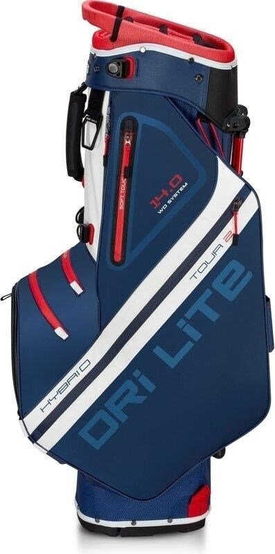 Big Max Dri Lite Hybrid Tour 2 stand bag, navy/rouge/blanc