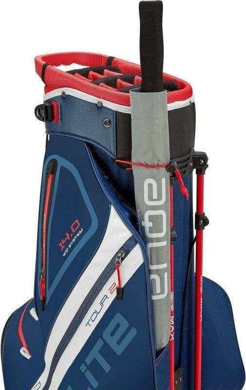 Big Max Dri Lite Hybrid Tour 2 stand bag, navy/rouge/blanc