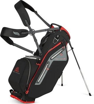 Big Max Dri Lite Feather 2 stand bag, noir/rouge