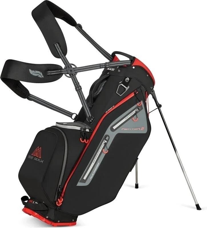 Big Max Dri Lite Feather 2 stand bag, noir/rouge