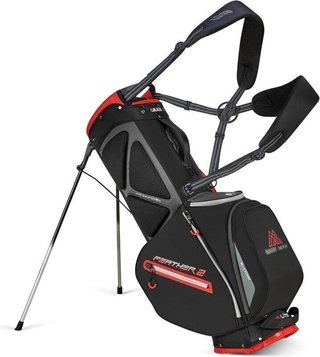 Big Max Dri Lite Feather 2 stand bag, noir/rouge