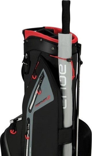 Big Max Dri Lite Feather 2 stand bag, noir/rouge
