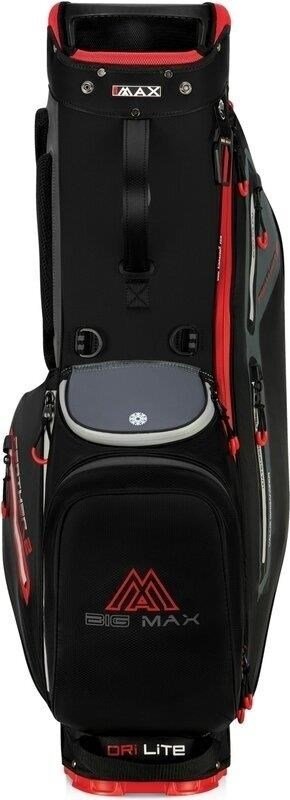 Big Max Dri Lite Feather 2 stand bag, noir/rouge