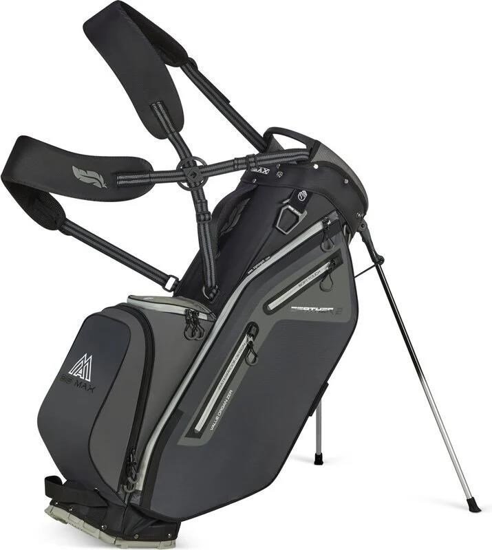 Big Max Dri Lite Feather 2 sac stand, gris/noir