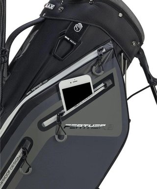 Big Max Dri Lite Feather 2 sac stand, gris/noir