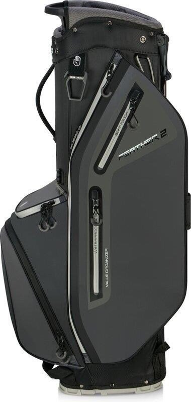 Big Max Dri Lite Feather 2 sac stand, gris/noir