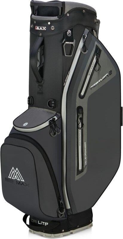 Big Max Dri Lite Feather 2 sac stand, gris/noir