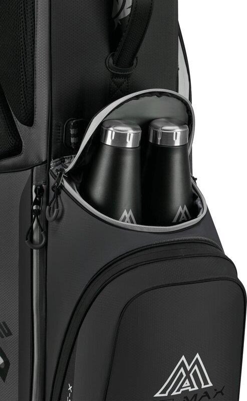 Big Max Dri Lite Feather 2 sac stand, gris/noir
