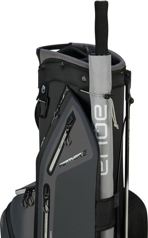 Big Max Dri Lite Feather 2 sac stand, gris/noir