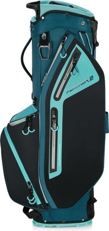 Big Max Dri Lite Feather 2 sac de golf à trépied, steel blue/petrol/aquatic awe
