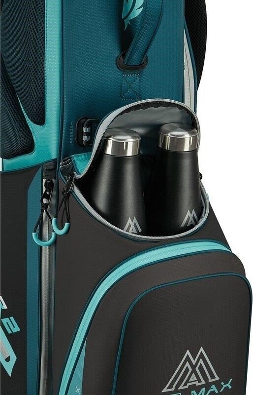 Big Max Dri Lite Feather 2 sac de golf à trépied, steel blue/petrol/aquatic awe