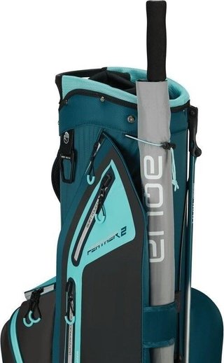Big Max Dri Lite Feather 2 sac de golf à trépied, steel blue/petrol/aquatic awe