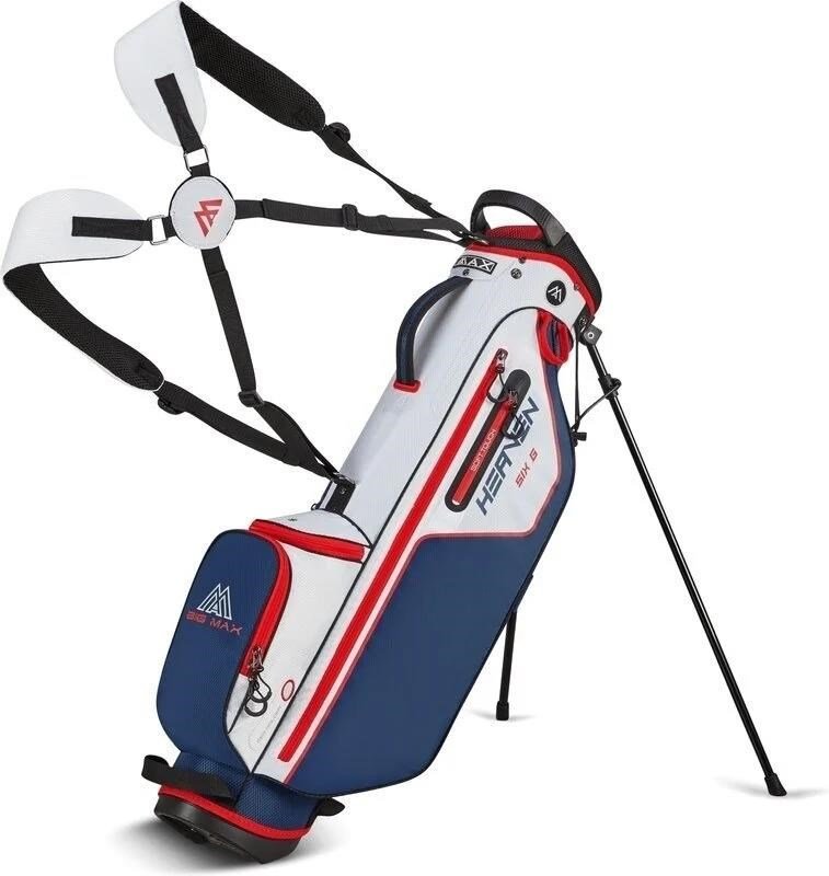 Big Max Big Max HEAVEN Six G sac de golf à dos, blanc/marine/rouge