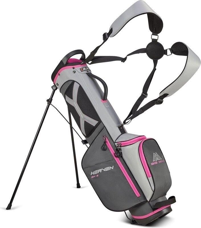 Big Max Big Max HEAVEN Six G sac de golf à dos, charcoal/silver/fuchsia