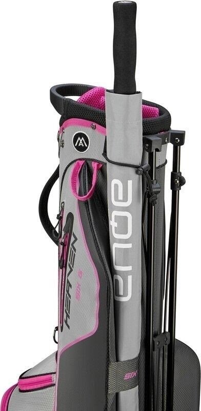 Big Max Big Max HEAVEN Six G sac de golf à dos, charcoal/silver/fuchsia