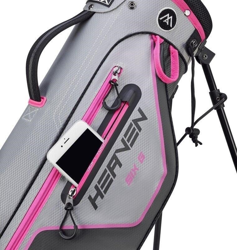 Big Max Big Max HEAVEN Six G sac de golf à dos, charcoal/silver/fuchsia