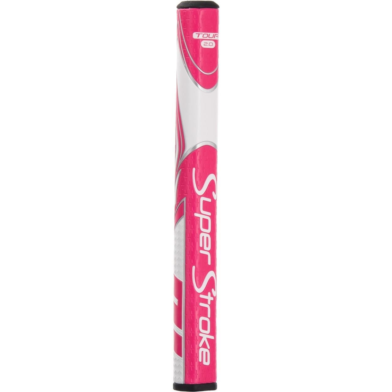 SuperStroke Zenergy Tour 2.0 grip de putter, rose/blanc