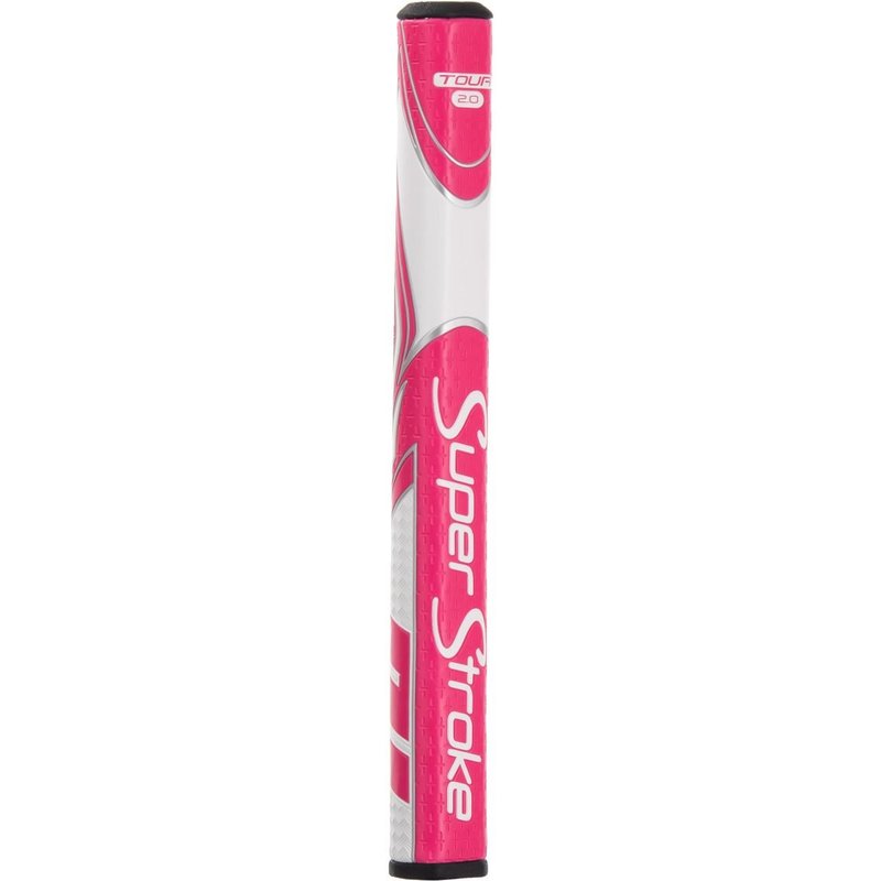 SuperStroke Zenergy Tour 2.0 grip de putter, rose/blanc