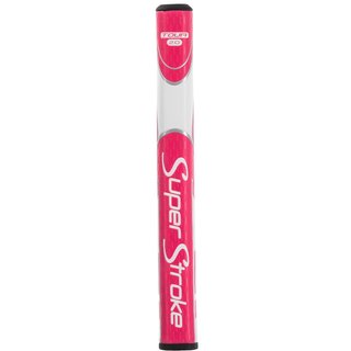 SuperStroke Zenergy Tour 2.0 grip de putter, rose/blanc
