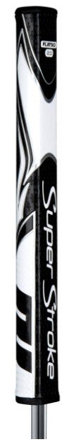 SuperStroke Zenergy Flatso 2.0 grip de putter, noir/blanc