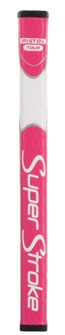 SuperStroke Zenergy Pistol GT Tour grip de putter, rose/blanc