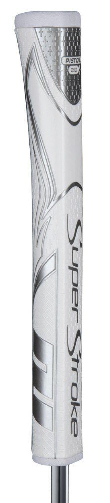 SuperStroke Zenergy Pistol GT 2.0 grip de putter, blanc/argent