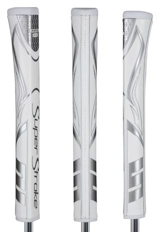 SuperStroke Zenergy Pistol GT 2.0 grip de putter, blanc/argent