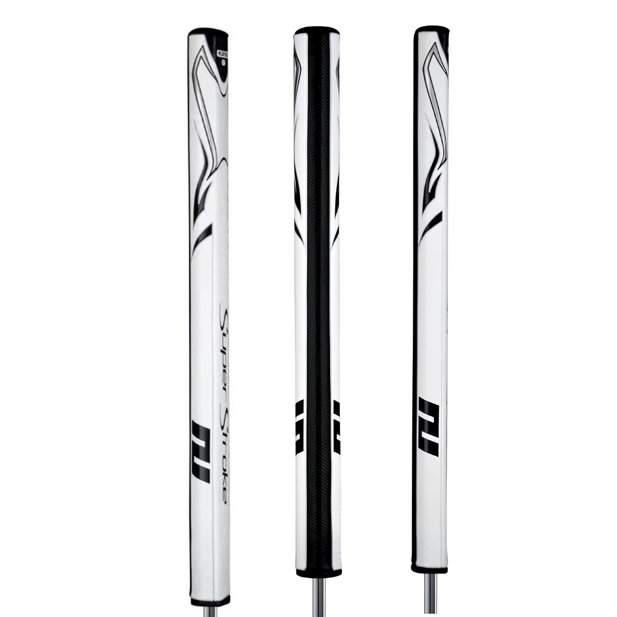 SuperStroke Zenergy Flatso 17" grip de putter, blanc/noir