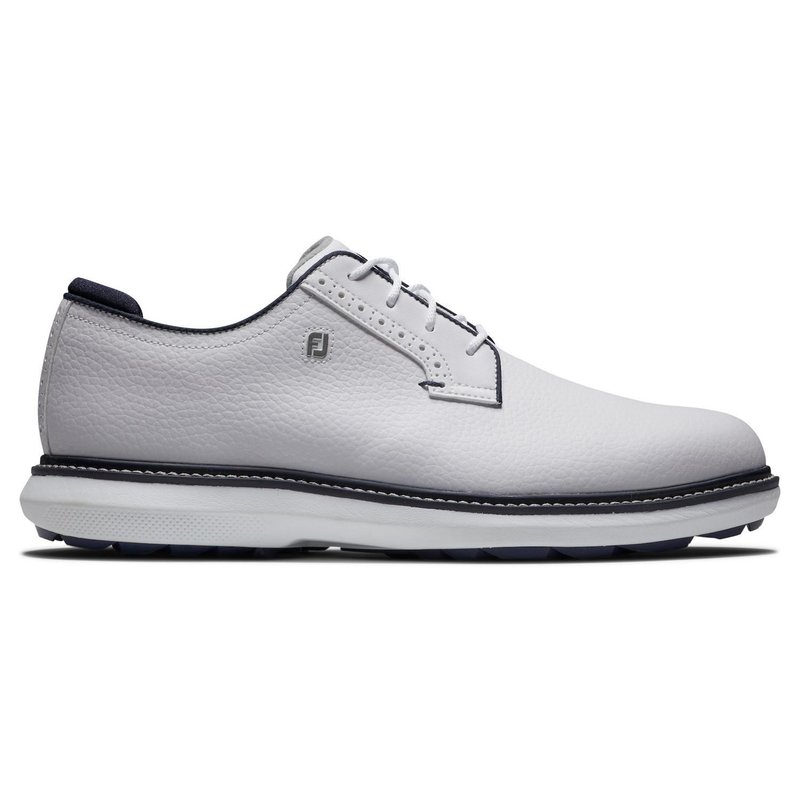 FootJoy Traditions Blucher Spikeless chaussures de golf homme, blanc