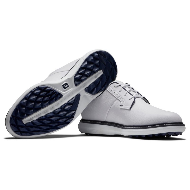 FootJoy Traditions Blucher Spikeless chaussures de golf homme, blanc