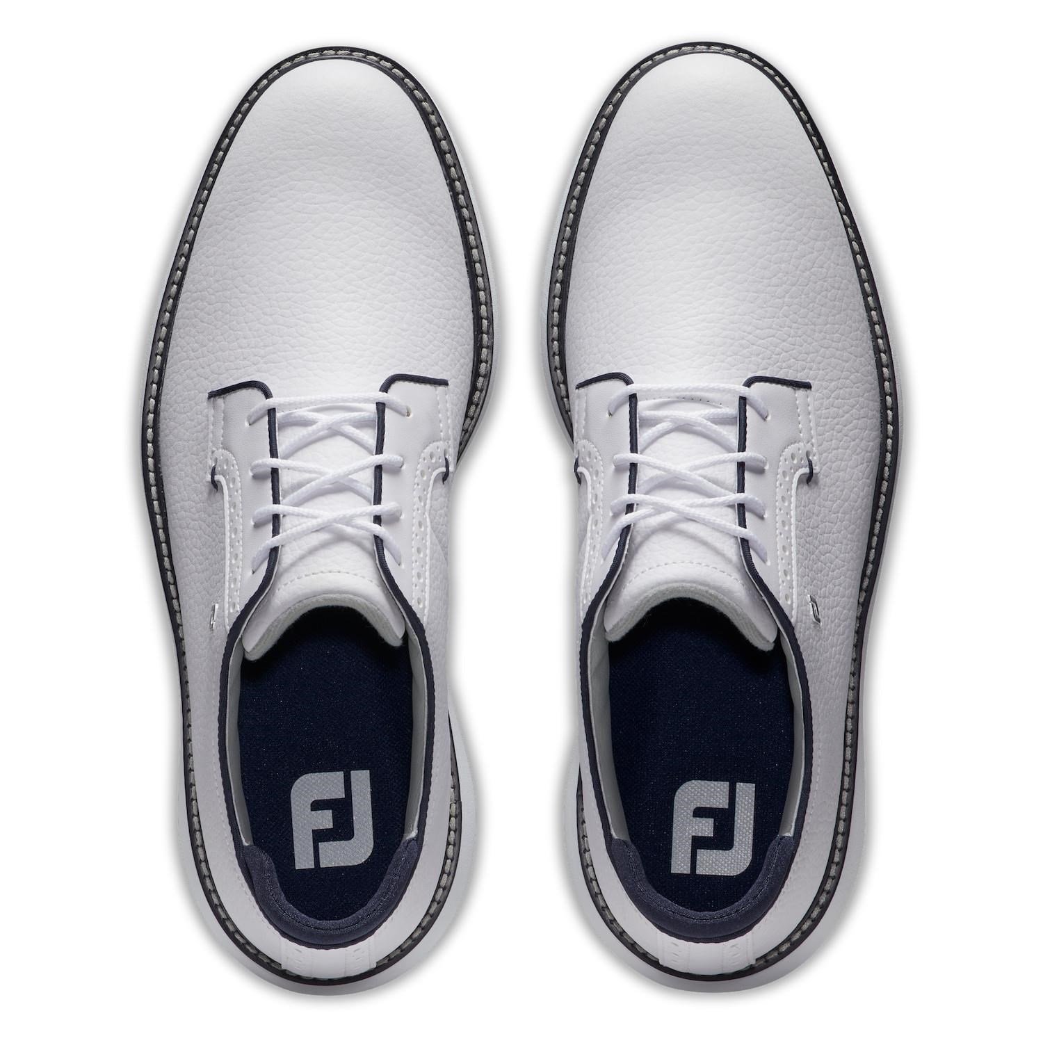 FootJoy Traditions Blucher Spikeless chaussures de golf homme, blanc
