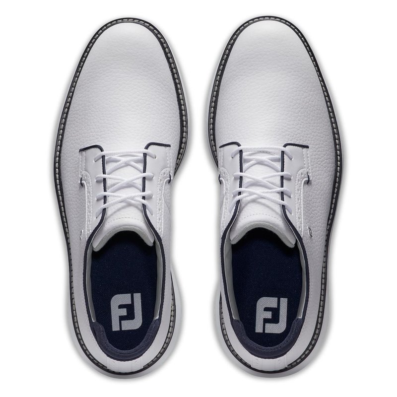 FootJoy Traditions Blucher Spikeless chaussures de golf homme, blanc