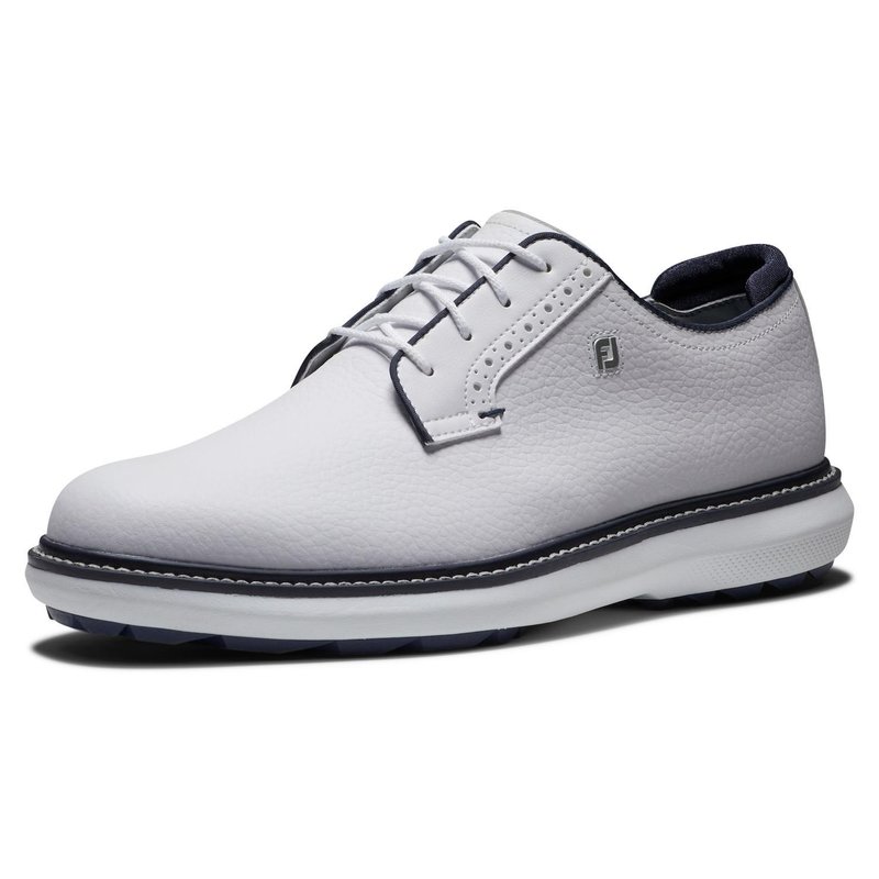 FootJoy Traditions Blucher Spikeless chaussures de golf homme, blanc