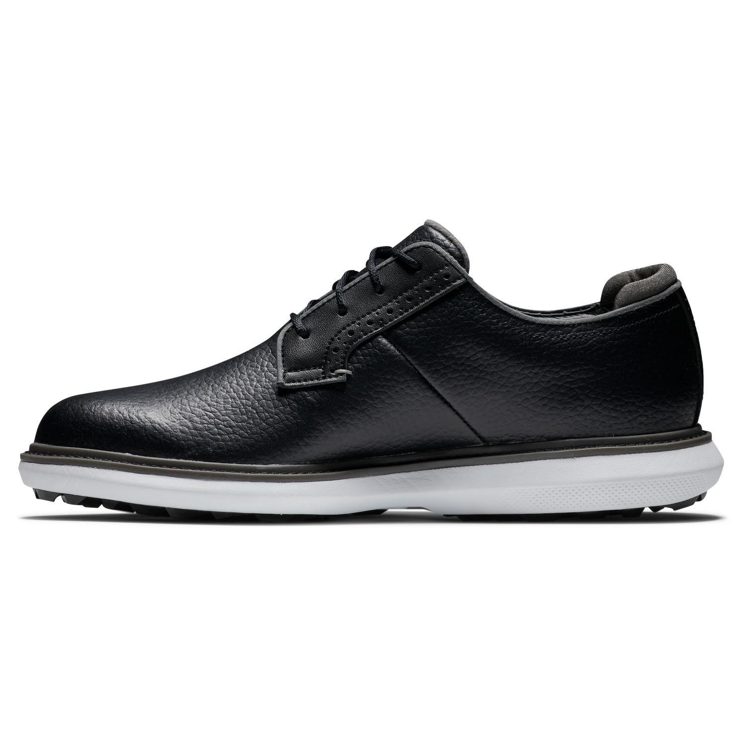 FootJoy Traditions Blucher chaussures de golf pour hommes, noir/gris/blanc blucher