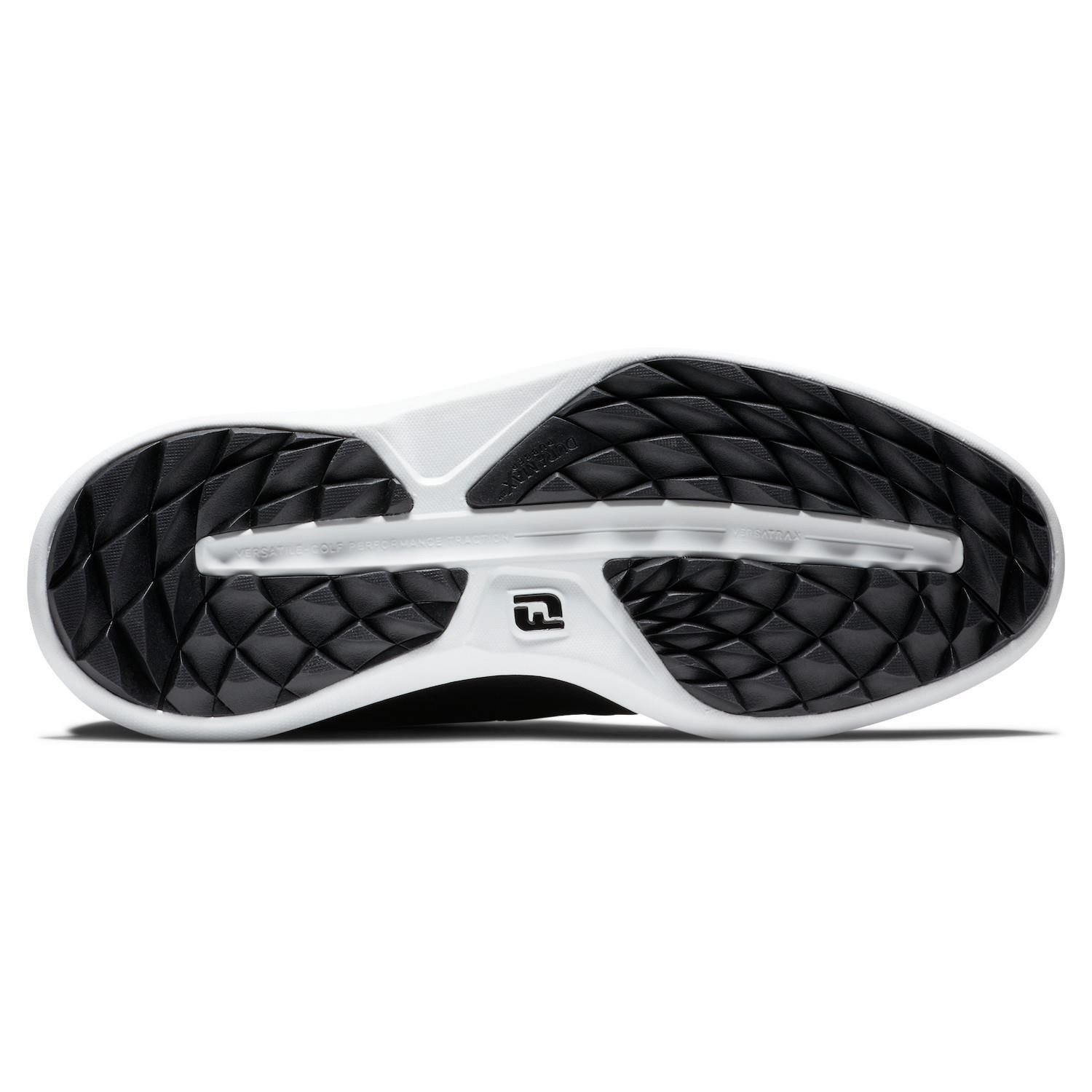 FootJoy Traditions Blucher chaussures de golf pour hommes, noir/gris/blanc blucher