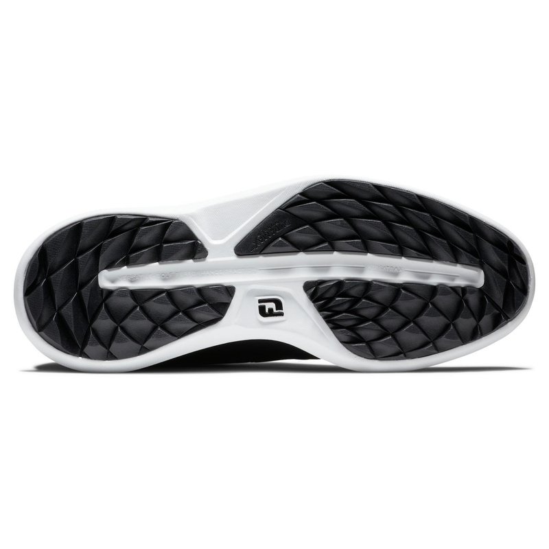 FootJoy Traditions Blucher chaussures de golf pour hommes, noir/gris/blanc blucher