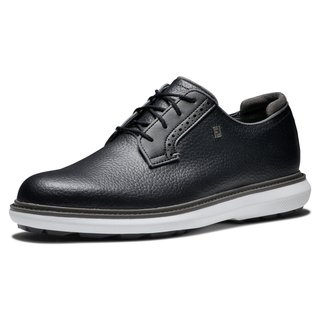 FootJoy Traditions Blucher chaussures de golf pour hommes, noir/gris/blanc blucher