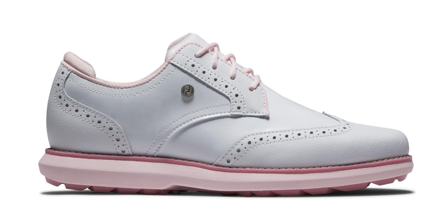FootJoy FootJoy Traditions Spikeless chaussures de golf femme, blanches