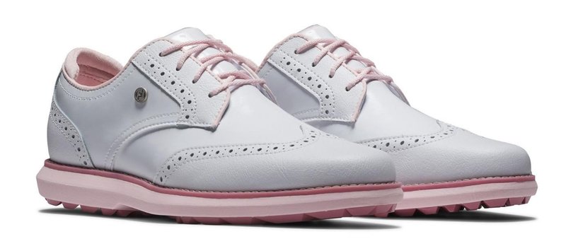 FootJoy FootJoy Traditions Spikeless chaussures de golf femme, blanches
