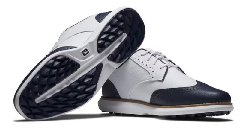 FootJoy FootJoy Traditions Wing Tip chaussures de golf femme, blanches
