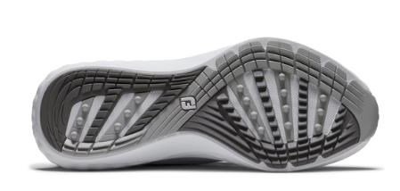 FootJoy Quantum Leather chaussures de golf femme, blanc/gris