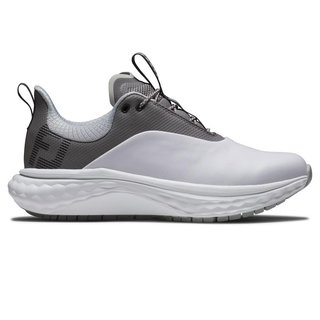 FootJoy Quantum Leather chaussures de golf femme, blanc/gris