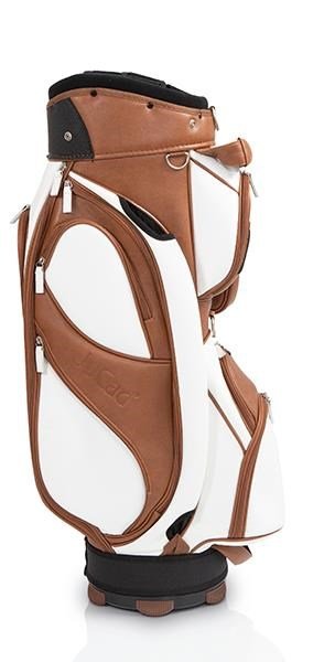 JuCad Style cart bag, marron/blanc
