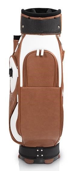 JuCad Style cart bag, marron/blanc