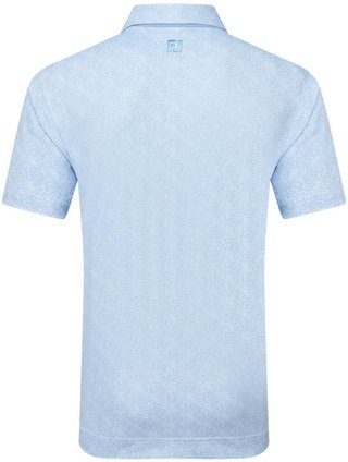 FootJoy Speckle Print Pique polo homme, blue jay/white