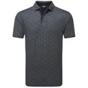 FootJoy Speckle Print Pique polo homme, noir/flint