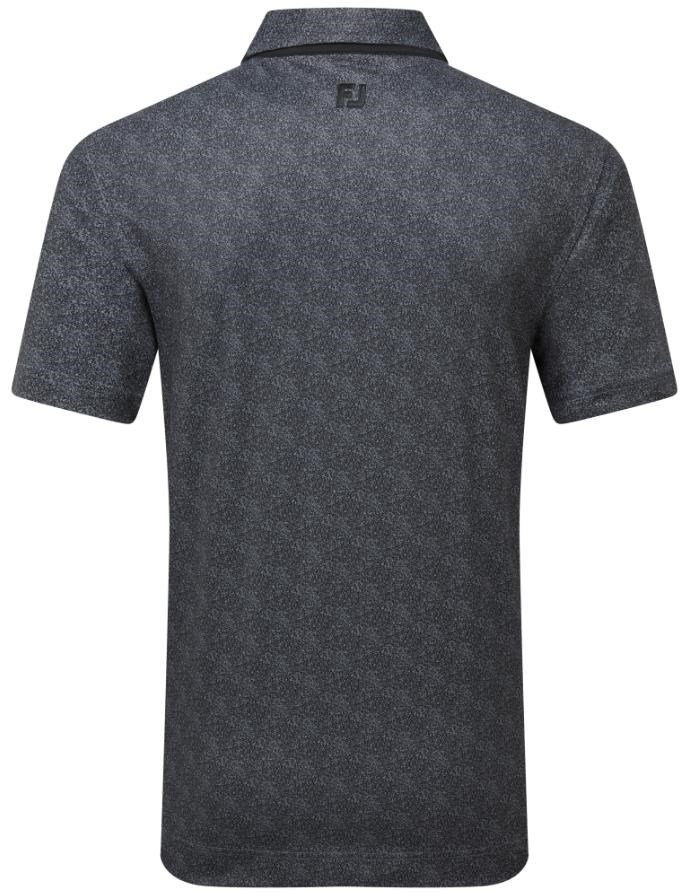 FootJoy Speckle Print Pique polo homme, noir/flint