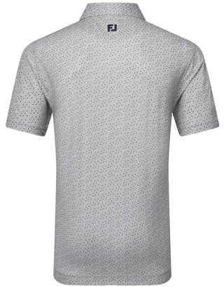 FootJoy Bounce Print Pique polo homme, gris